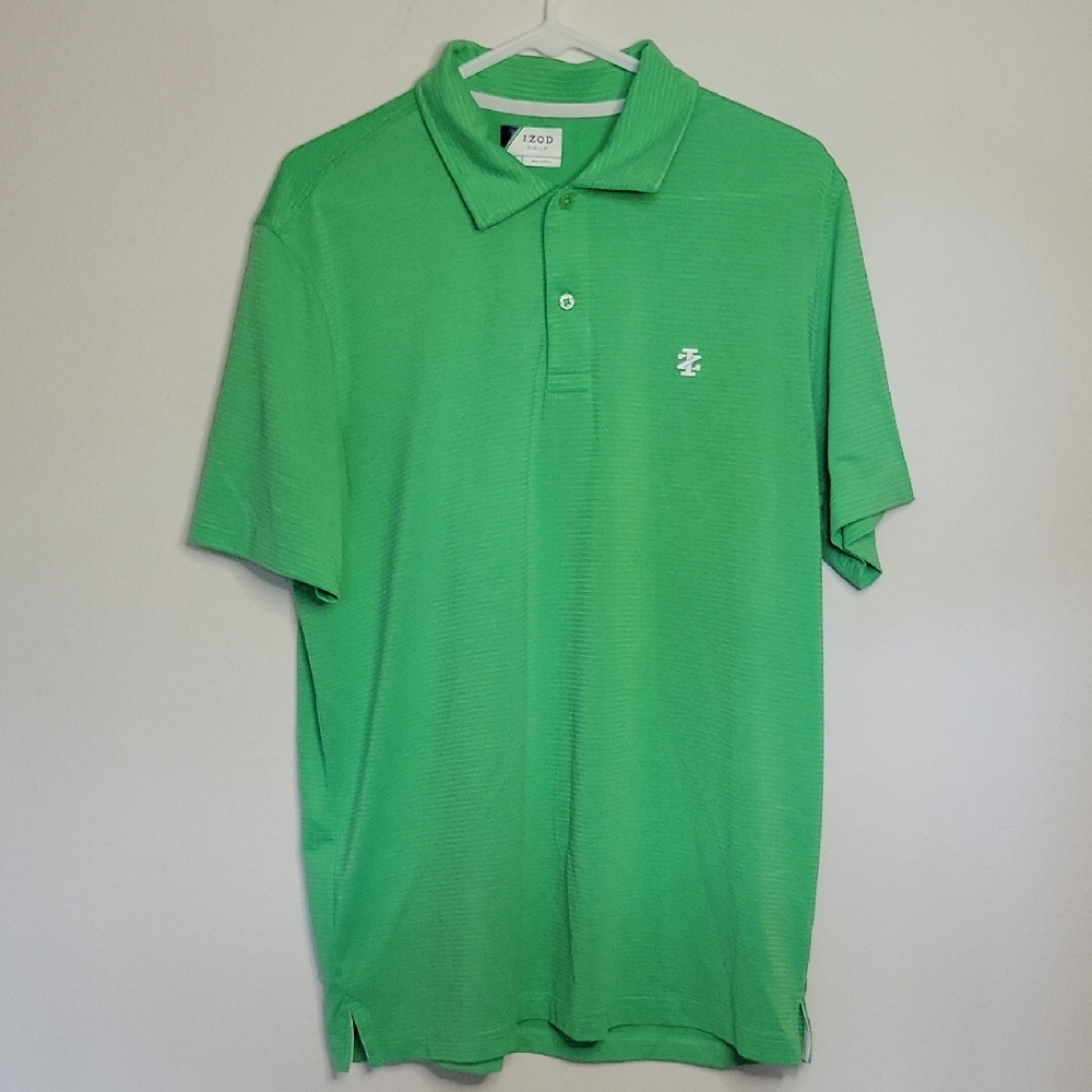 Izod Green Polo Shirt Classic Style